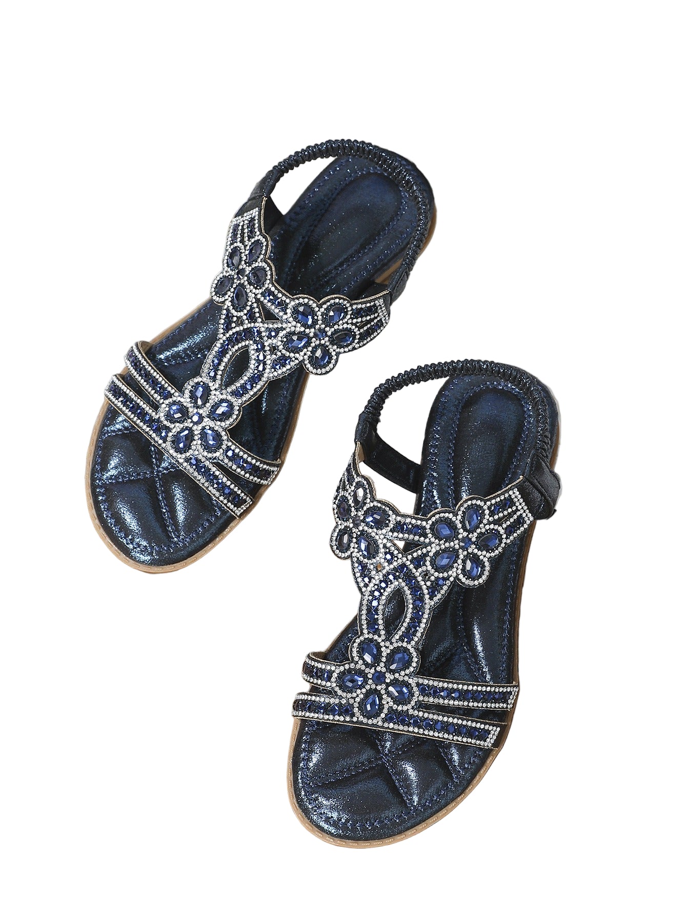 Elegant Embellished Flat Sandals for Women